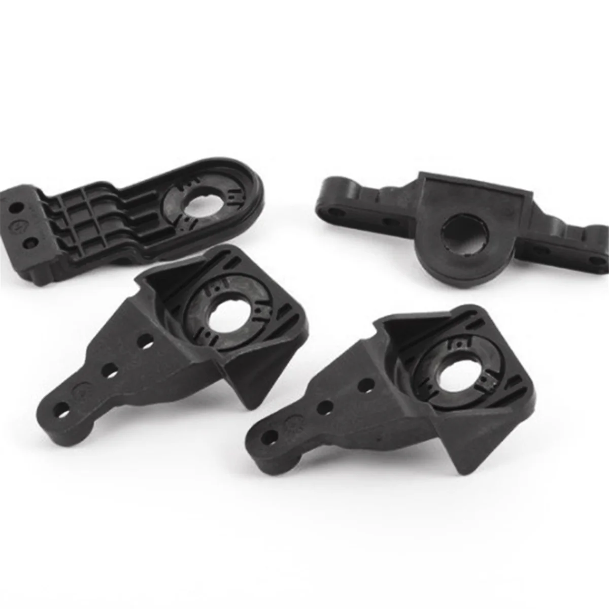 

#180Q 1Pair Headlight Bracket Repair Kit 63117381444 For BMW 14-18 (Black)