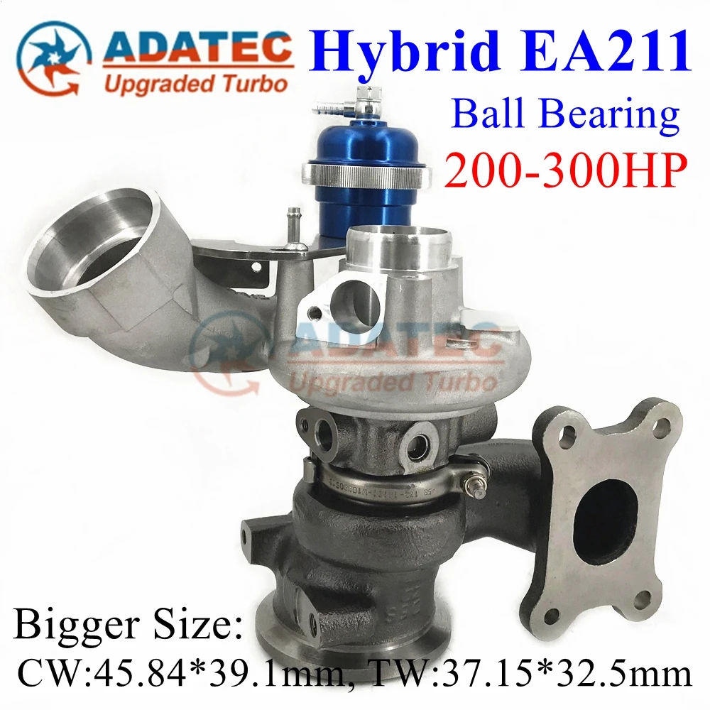 EA211 Upgrade KP38 Hybrid Turbo for Audi A3 Q3 1.4 TSI Golf Passat CSSA CSTA DBVA Turbocharger 163897000000 4E145702G 04E145702H