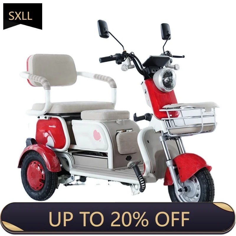 

SXLL Factory New Fashion 3 Wheel Electric Tricycle Open/Close Body Electric Power Supply Voltage CE Approved Passenger