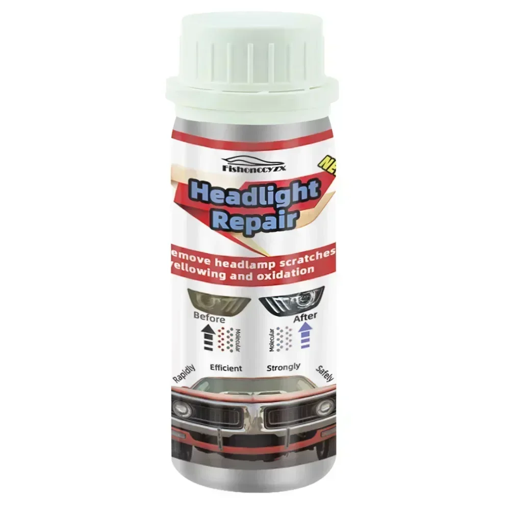 

100 мл раствор для ремонта автомобильных фар, ремонтный комплект, окисление покрытия заднего вида, полировка фар, жидкость против царапин