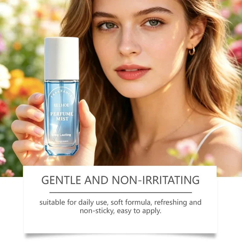 EELHOE Freesia Body Perfume Mist Light Soft Natural Fresh Non-cloying Elegant Fragrance Long Lasting Body Scent Spray