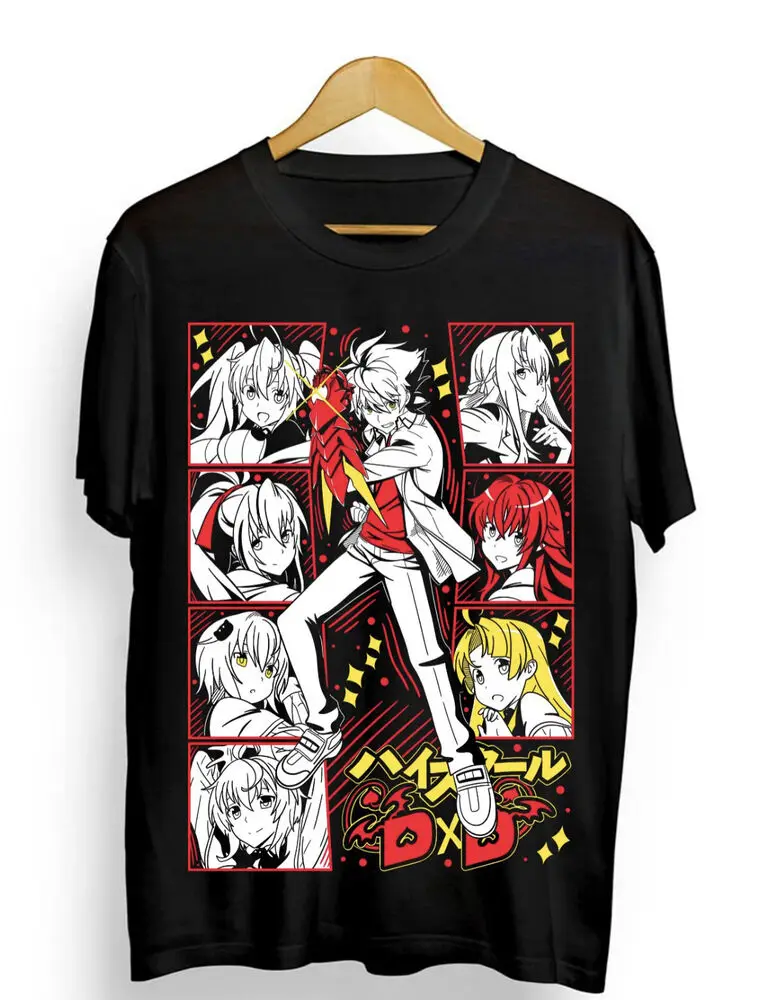 High School DxD Rias Gremory T-shirt Akeno Himejima,Issei ,Girl,Shirt All Size