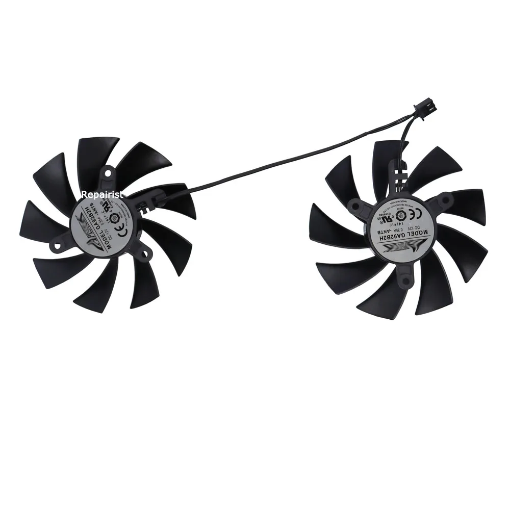 2Pcs/Set,GA92B2U,Graphics Cooling,VGA Video Card Fan,For EVGA GTX 750Ti 750 FTW w/ ACX Cooler,For EVGA GTX750 w/ ACX Cooler