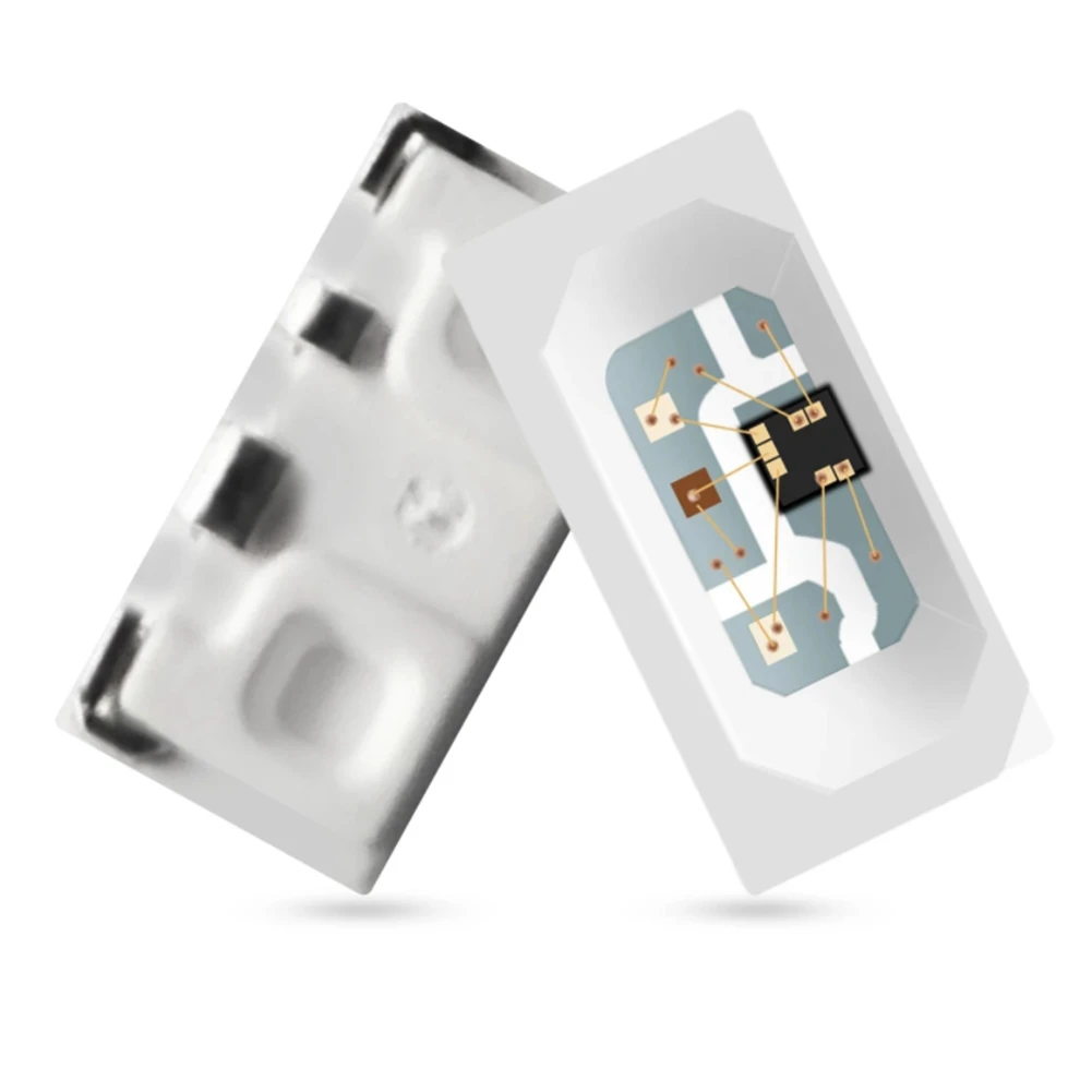 SK6812 SIDE-A SK6812 IC em iluminação lateral com chip LED, SMD 4020 RGB, Ecrã endereçável individualmente, 100pcs