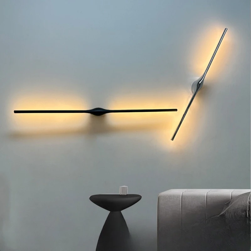 

Designer living room simple wall lamp Nordic modern bedroom bedside lamp aisle background wall hanging lamp