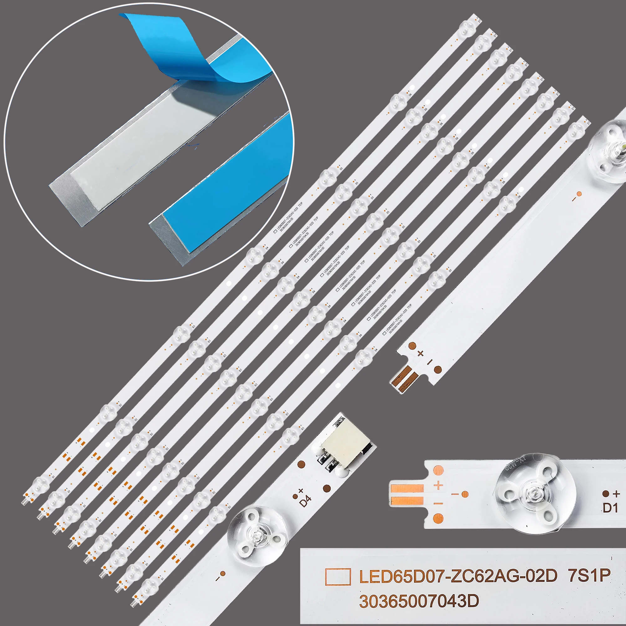 

LED Strip For Uno 65 65 Smart TV S3 65R3 LU65C61(PRO) 100012587 100012587-CA (M22227-MT M22083-MT M22206-MT) 30365007055D
