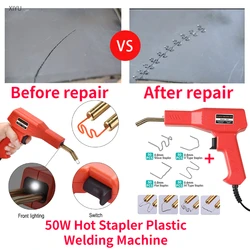 Car Bumper Crack Repair Tools 50W plastic welder gun Car Bumper Repair Kit Plastic Repair Kit Hot Staple Gun Car Bumper  stapler