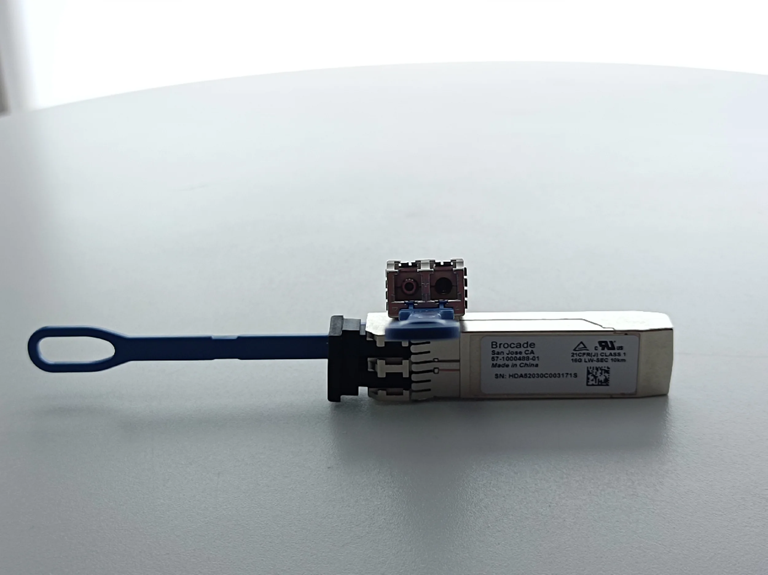1PCS SFP+ 16gb 10km Module Brocade 57-1000488-01 LW SFP 1310NM 16G 10KM Optical Fiber Port Module/16GB Fiber Transceiver