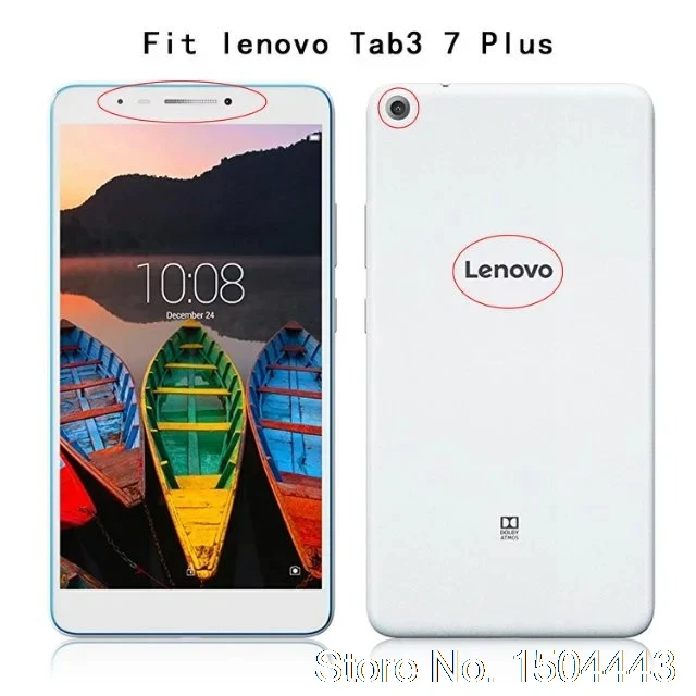 For Lenovo TAB3 Tab 3 7 Plus 7703 7703x TB-7703X TB-7703F 7.0 2pcs/lot High Clear Screen Protector Sticker Film Protective Film