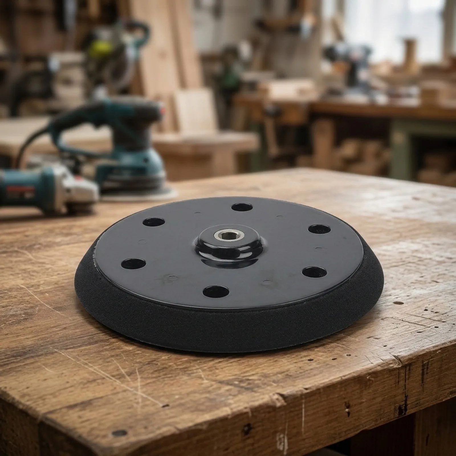 Backing Pad 9 Inch 6 Hole Compatible with For Orbital Drywall for sanders for Improved Dust Extraction and Sanding Efficiency