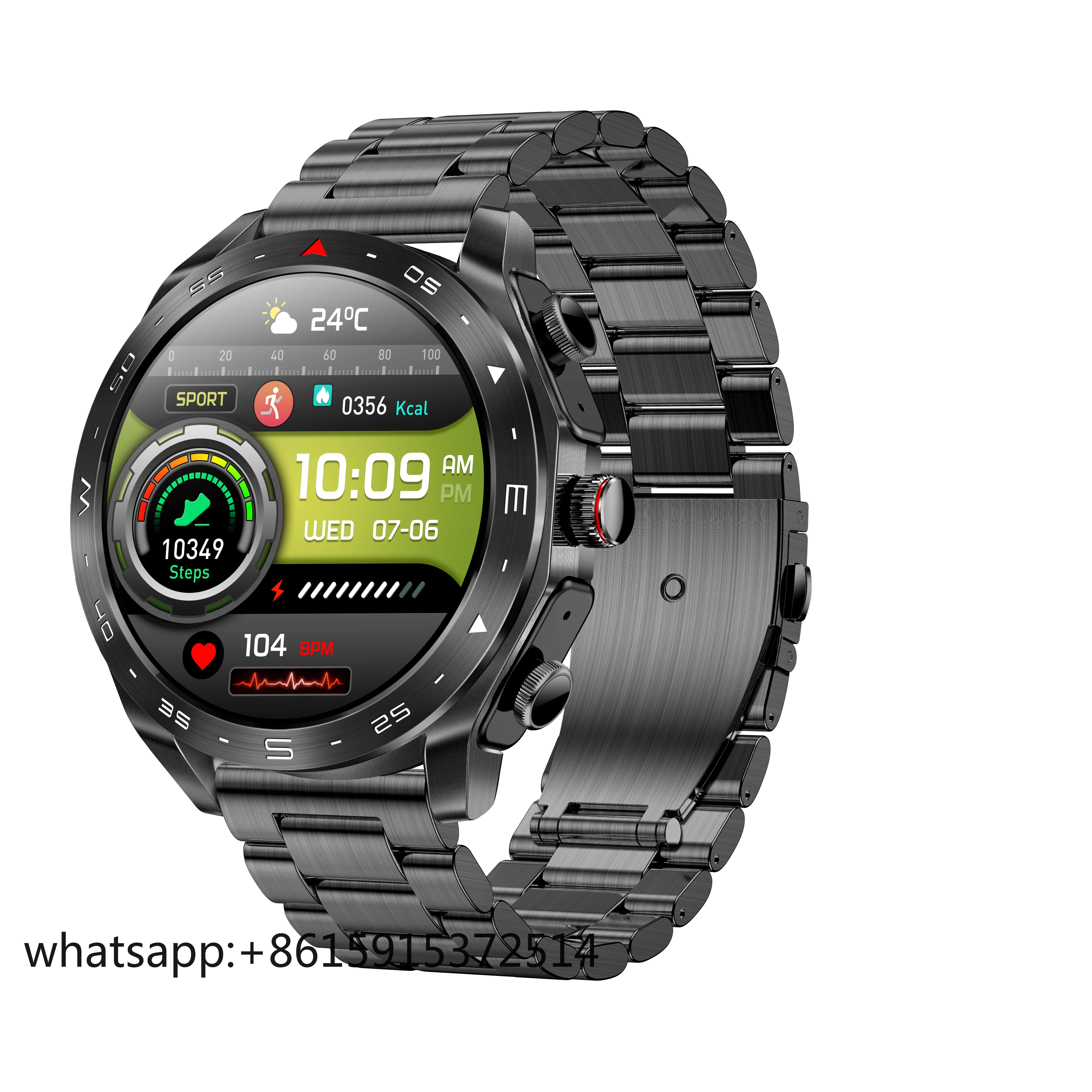 

TLCRETE T95 Fashion TWS Smart Watch Fitness Tracker Waterproof Heart Rate Monitor IPS Screen Headphones Smartwatch