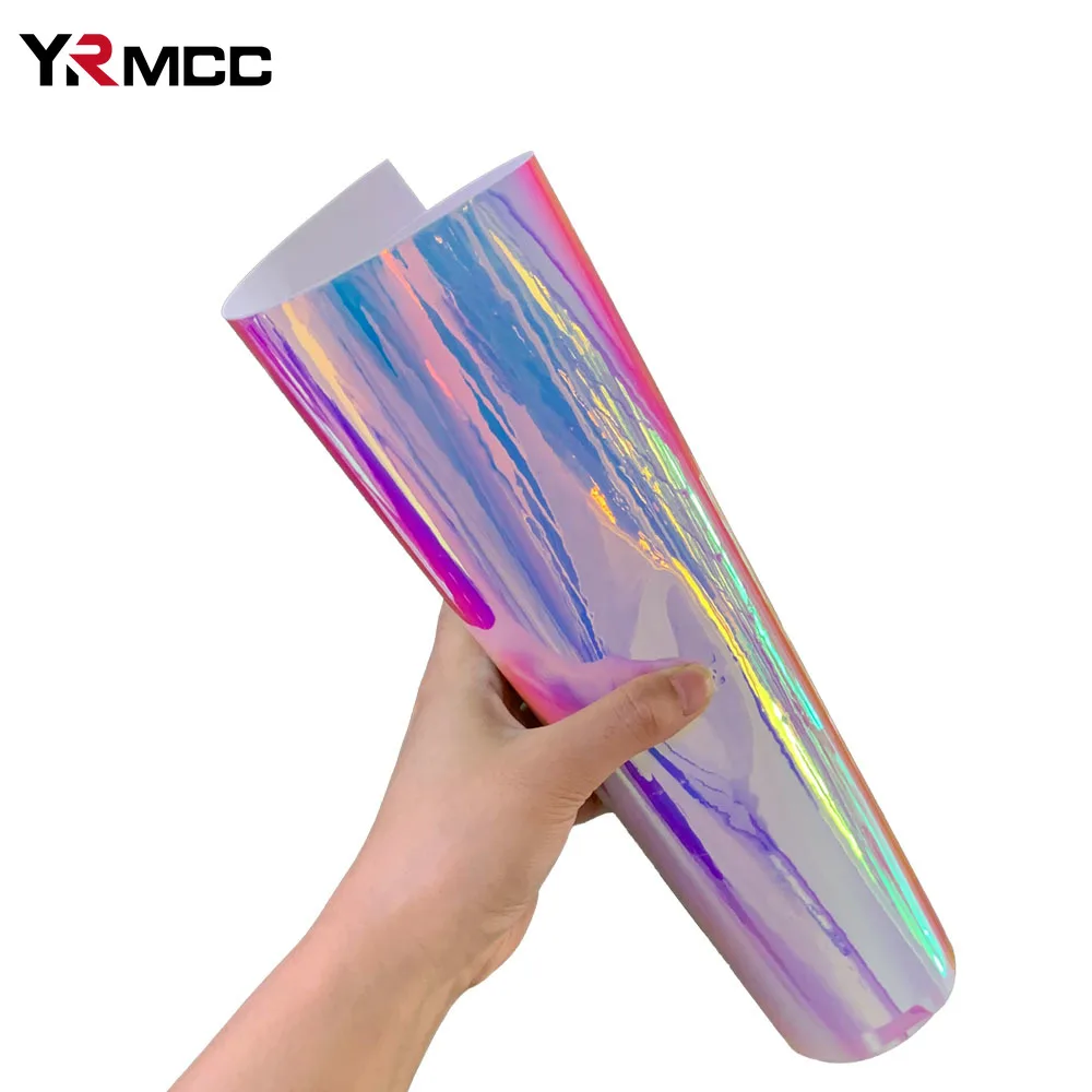 Car Wrap Vinyl Film Laser Plating Color Change Films Pearl Pink Car Sticker Chrome Air Free Rainbow Decals Sheet Car Accessories