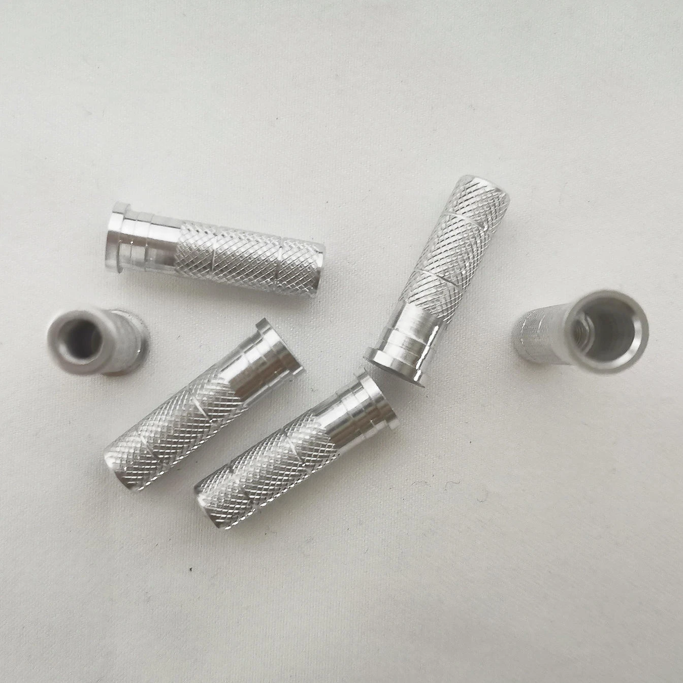 12pcs Sturdy Aluminum Arrow Insert ID 6.2mm Carbon Shaft DIY Fitting for Archery Hunting Outdoor Shooting
