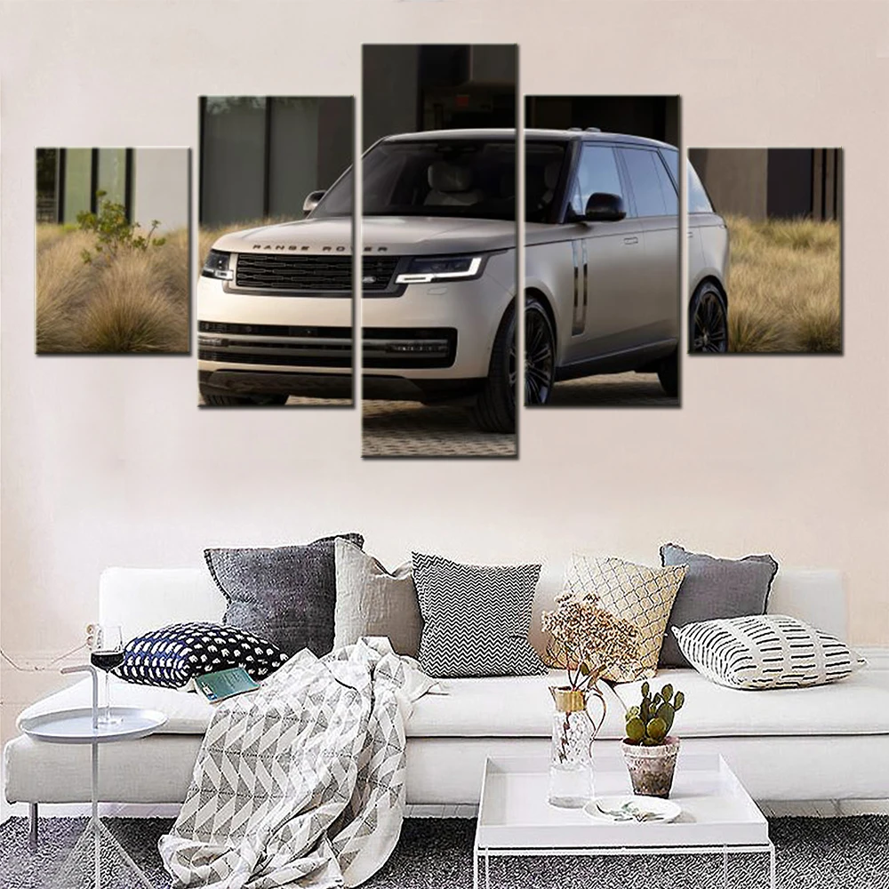 5 Pieces Wall Art Canvas Cars Poster Land Rover Range Rover P530 First Edition Home Decor Wallpaper Painting Living Room Artwork