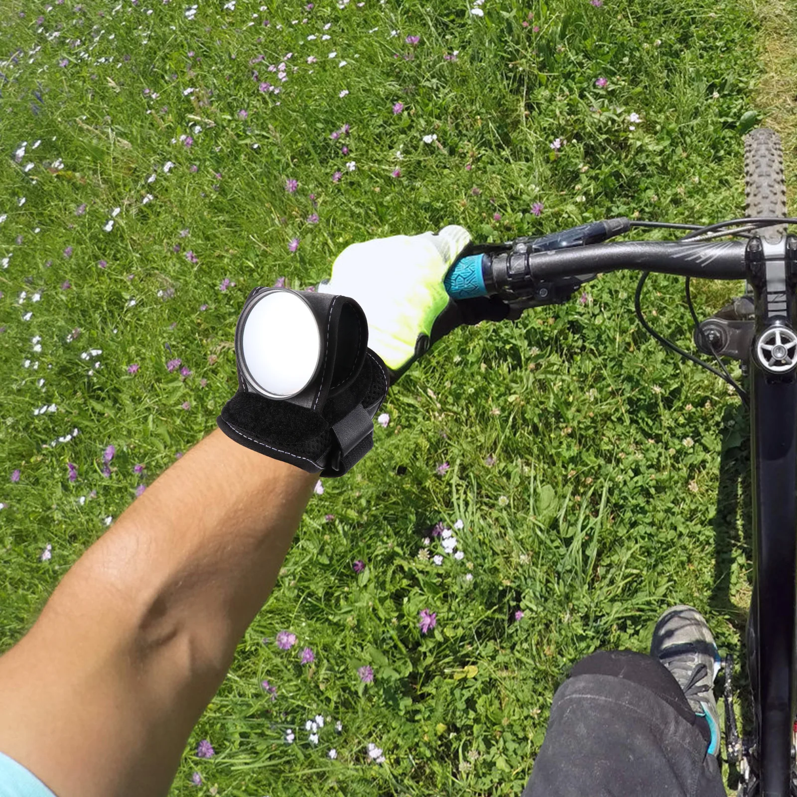 

Cycling Mirror Bicycle Wrist Safety Rearview Replacement Mirrors Guard Car Rain Protector