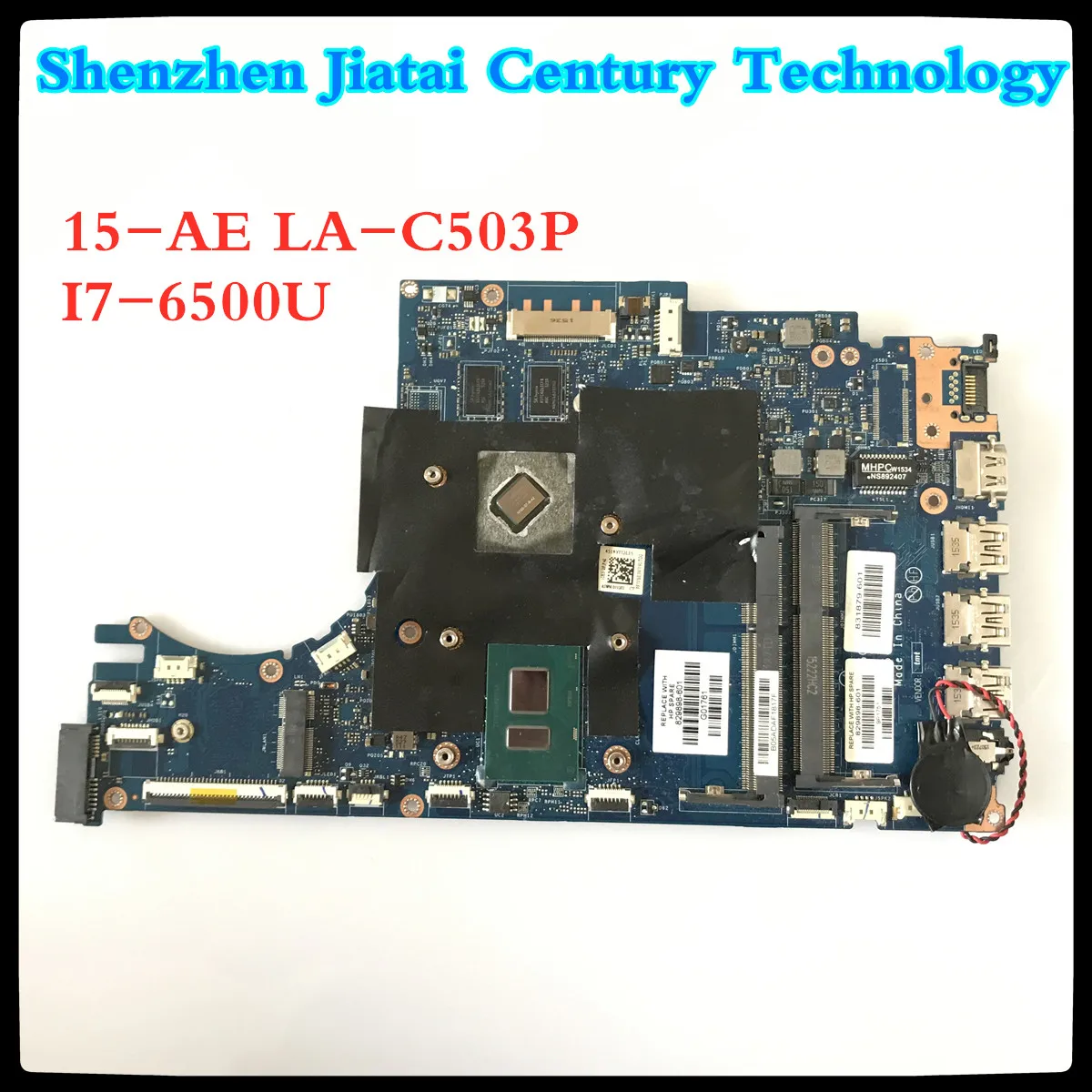 

For HP ENVY Notebook 15-ae110TX 15-AE laptop motherboard 829900-501 ASW50 LA-C503P 829900-601 950M 4GB i7-6500U 100% tested