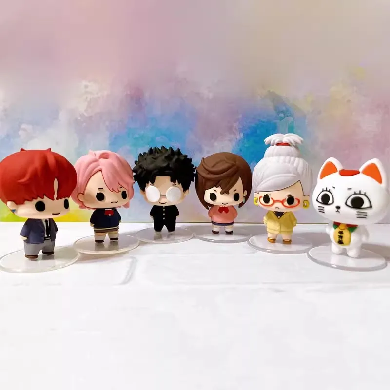 MegaHouse Oryginalny Zestaw 6 Figurek Maskotek Chokorin z Anime \"Dandadan\" Figurki Anime Zabawki dla Dzieci Prezent Kolekcjonerski Model Ozdoby