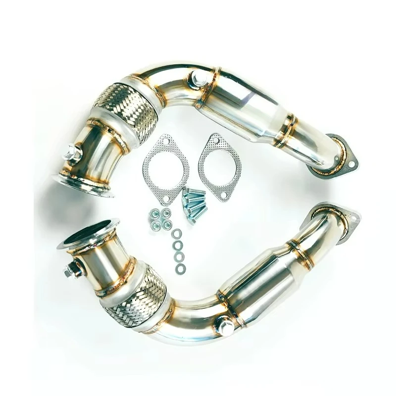 

Racing Downpipe For BMW N63 550i 650i 750i X5 X6 4.4T Downpipe