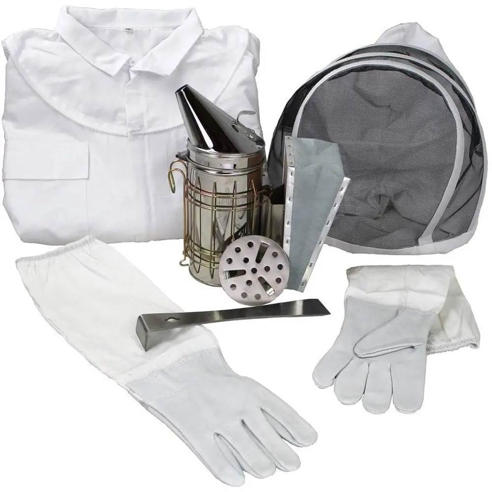 

Essential Accessories Kit: Veil, Gloves, Smoker, Hive Tool