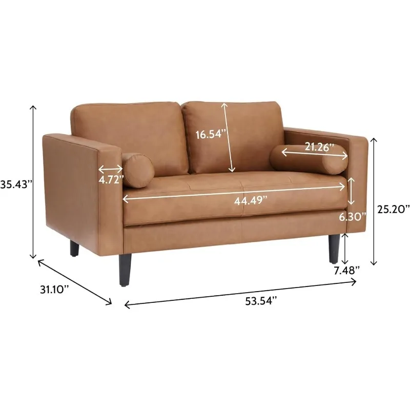 كرسي ماريسا المنزلي، مقعد Loveseat، وأريكة Tan/Loveseat