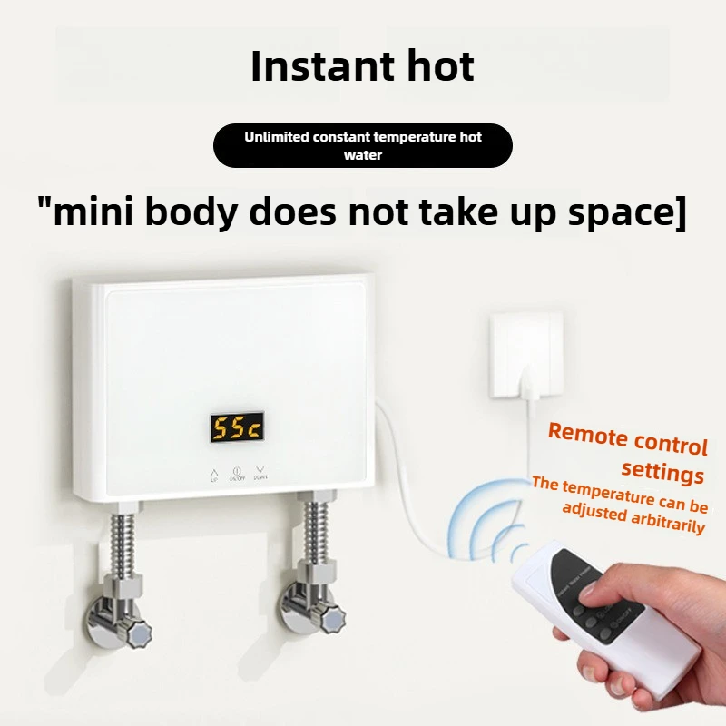 

Instant Water Heater Kitchen Quick Shower Set, Household Small Constant Temperature Shower Set 110V-220V 3000W