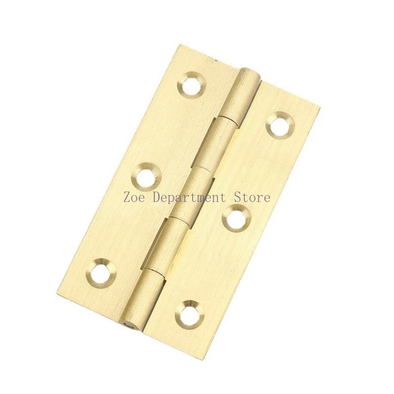 2Pcs Brass Furniture Decorative Door Hinges Miniature Hinge Jewelry Box Hinges Hardware Fittings 25*22mm/37*24mm/50*27mm/62*32mm