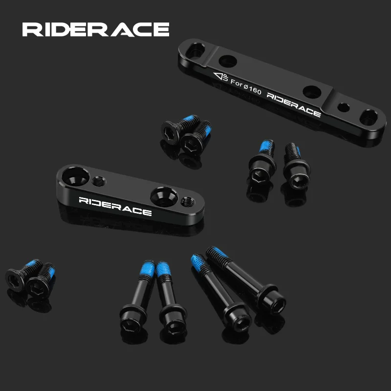 

Road Bike Disc Brake Adapter Front/Rear Aluminum Alloy 140-160mm Adapter Bracket Bicycle Disc Brake Flat Mount Brake With Bolts
