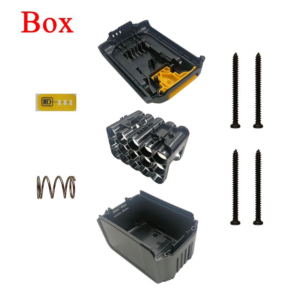 DCB200 Li-ion Battery 15*18650 Plastic Case PCB Charging Protection Circuit Board Box Housing For DeWalt 18V 20V DCB203 DCB204