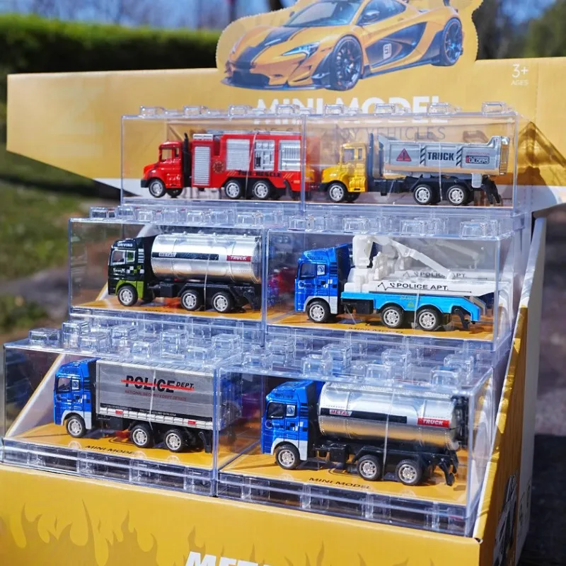 

18 Pcs Metal Engineering Truck Set Cars Model Toys for Toddlers Boys Girls Play Kids Stocking Stuffers Easter Basket Stuffers
