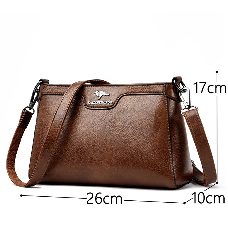 Luxury Purses and Handbags High Quality Leather Shoulder for Women Designer Elegant Ladies Hand Bags Crossbody Messenger Bags