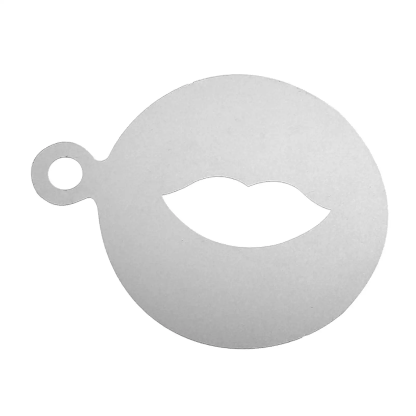 Stainless Steel Coffee Stencils Reusable Latte Art Template Cake Decorating Tools for Coffee and Tea