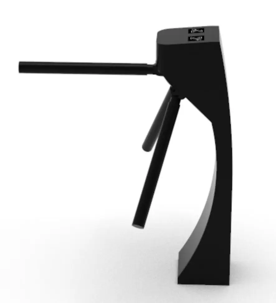 

Weatherproof Anti-Tailgating Fingerprint Scanner High-Security Stainless Steel Manual Pushing Tripod Barrier Turnstile