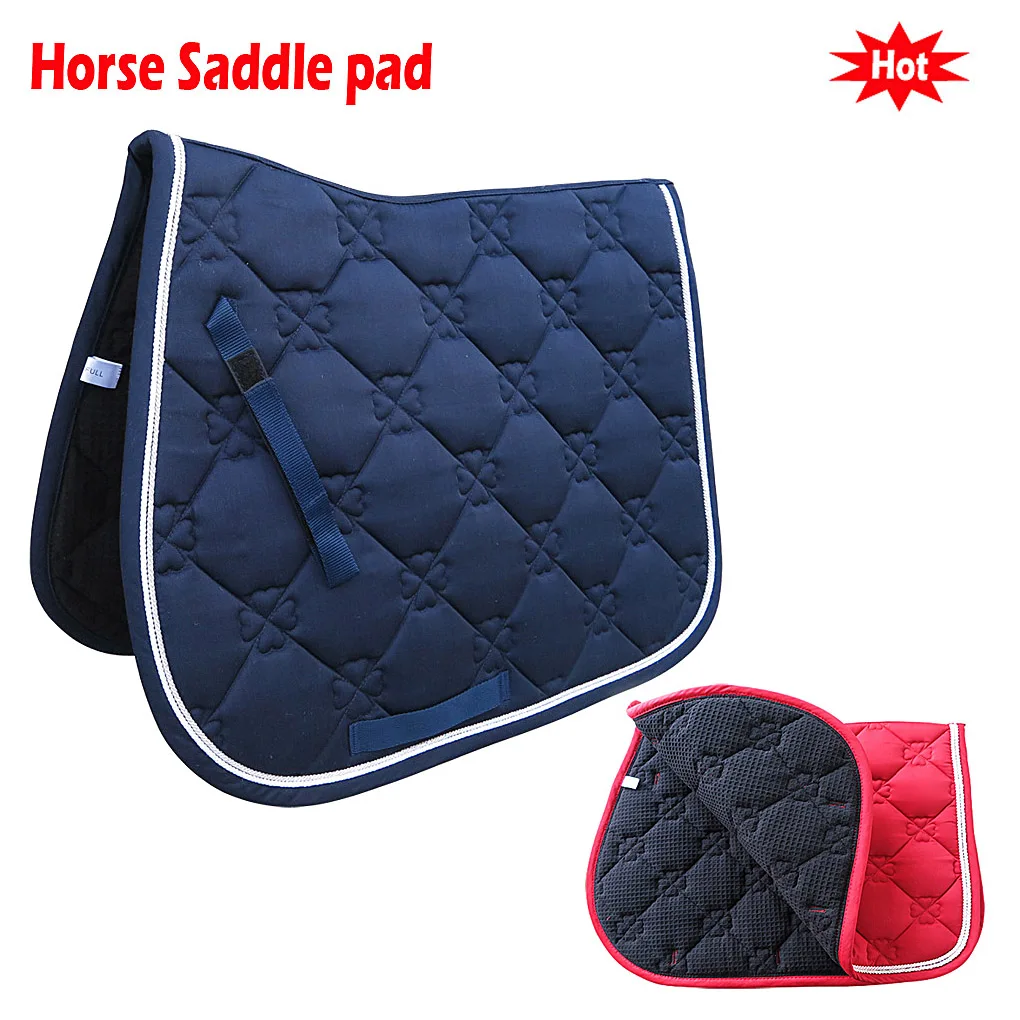 

Thicken Saddle Pad All Purpose Horse Riding Sweat Absorbent Blends Mat Shock Absorbing Performance Equestrian Jumping Event pad