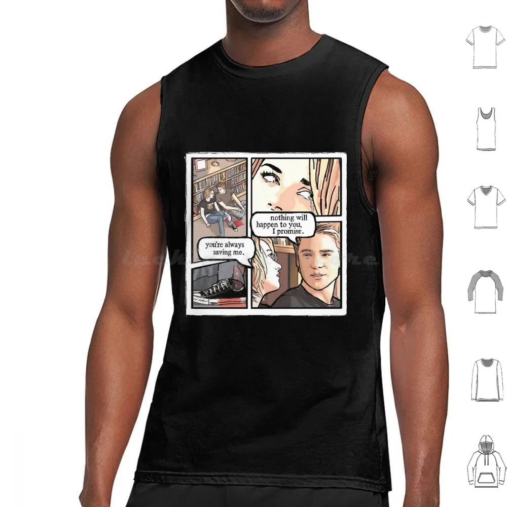 Peytons Drawing Tank Tops Print Cotton One Tree Hill Oth Naley Nathan Haley James Nathan And Haley Lucas Peyton Sawyer