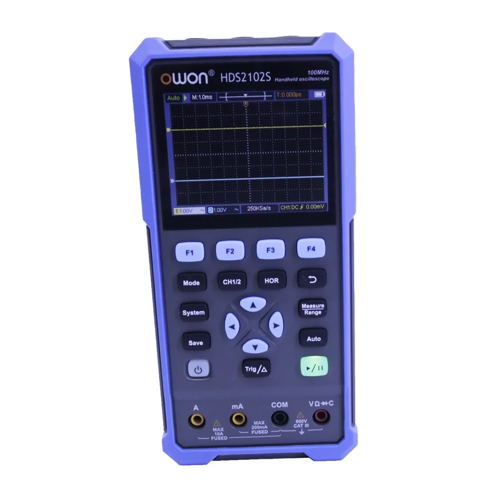 

OWON HDS2102S 3-In-1 Digital Oscilloscope 100MHz 2 Channels +Multimeter + Signal Generator