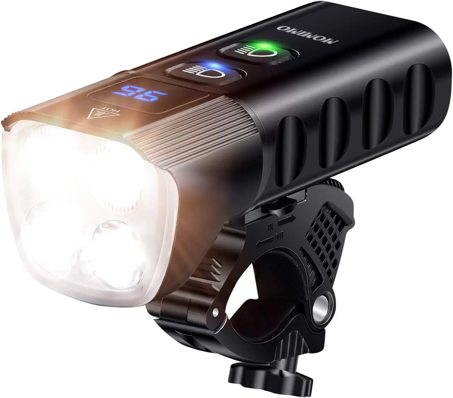 Super Bright 10000 Lumens USB Rechargeable Bicycle Headlight with IP65 Waterproof and 13 Lighting Modes