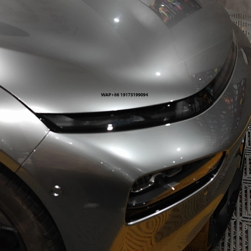 WRAPMASTER 1.52*17m Self Healing Color Changing Anti Scratch Liquid Metal Silver TPU PPF Paint Protection Film