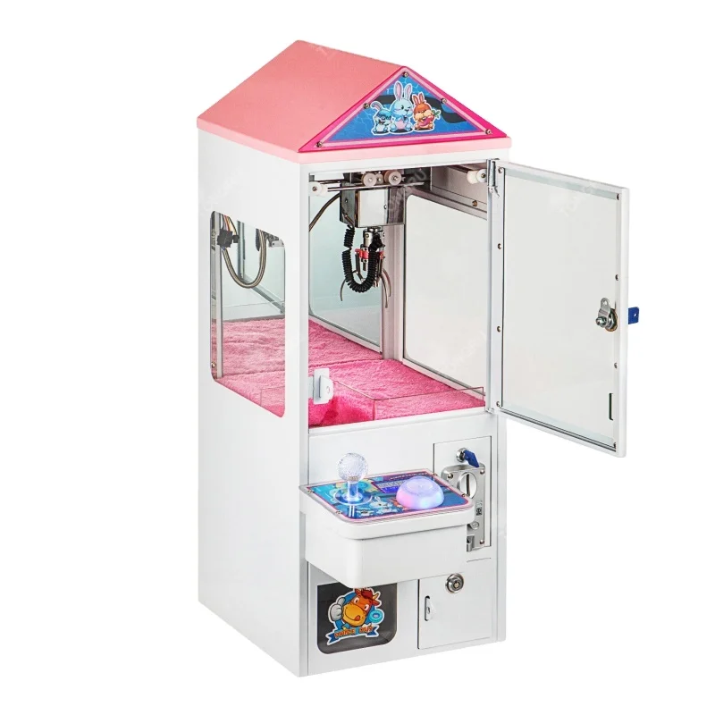 

Mega Mini Claw Crane Machine Coin Operated Prize Toys with Bill Acceptor Mega Sale Cheap Plush Prize Claw Crane Machine