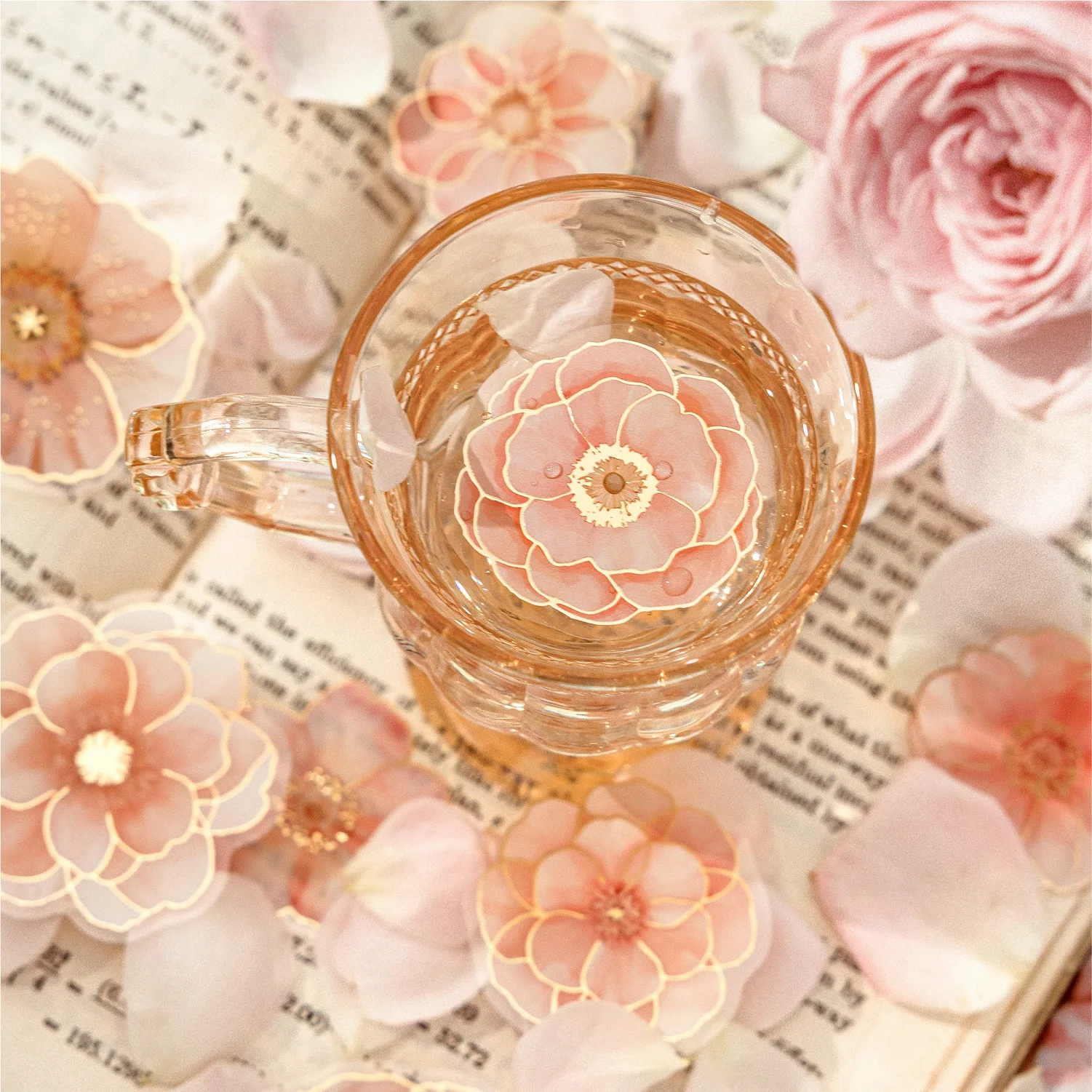 6packs/1lot Kawaii Stationery Stickers Whispers of Blossoms Diary Decorative Stickers Scrapbooking Craft Stickers