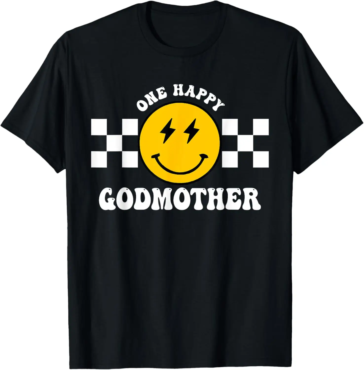 

One Happy Dude 1st Birthday One Cool Godmother Family T-Shirt