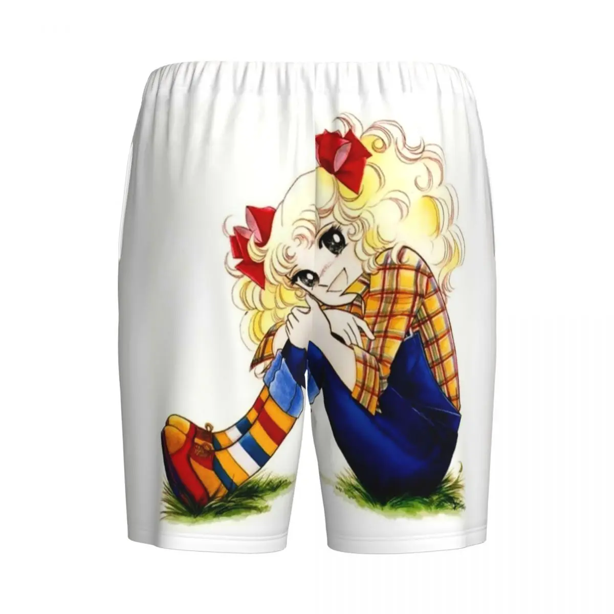 Caramelle da uomo stampate personalizzate caramelle Anime Manga pigiama Bottoms Sleepwear Pjs Sleep Shorts con tasche