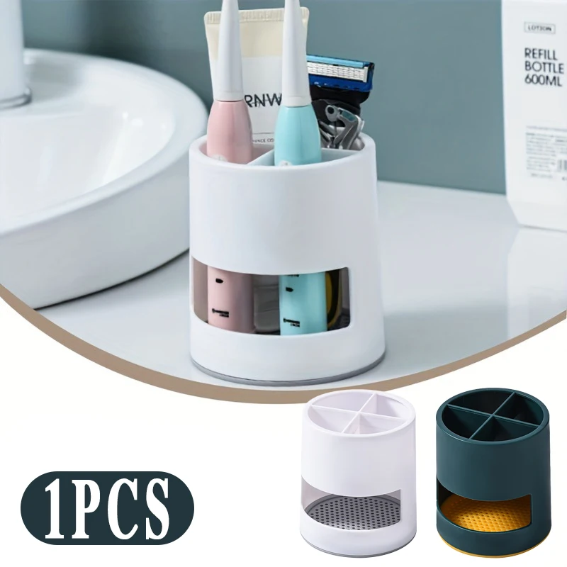 حامل فرشاة الأسنان استنزاف الرف البلاستيك استبدال ملعقة التخزين المنظم أداة معجون الأسنان ملحق محول سطح المكتب المنظم أداة #1