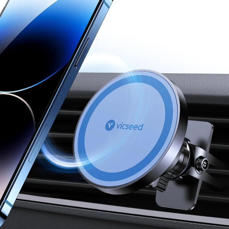 

360 Adjustable Magnetic Phone Holder for Car Vent with Upgraded Strongest Magnet Power Ideal for iPhone 17 Air Pro Max 15 14 13