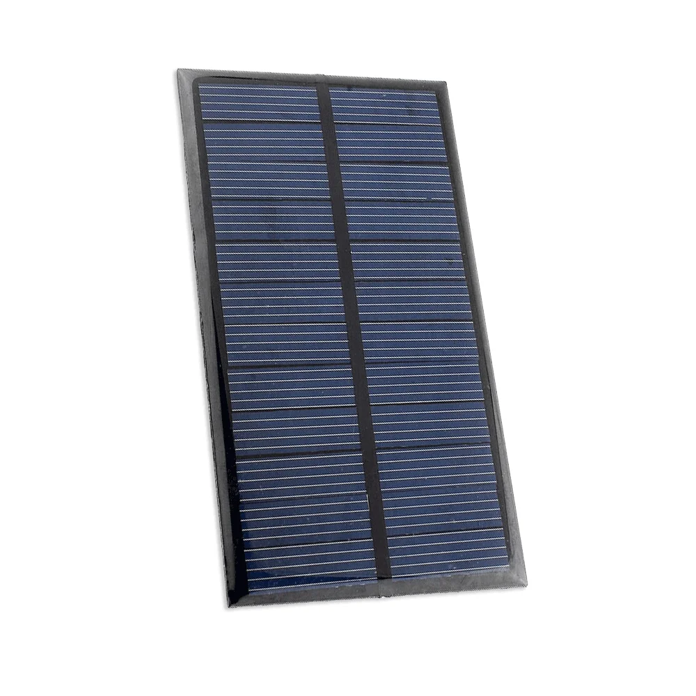 Pannello solare fai da te 1.5W 5V piastra di ricarica fotovoltaica Micro sistema solare modulo a celle solari portatile accessori per l'illuminazione a LED