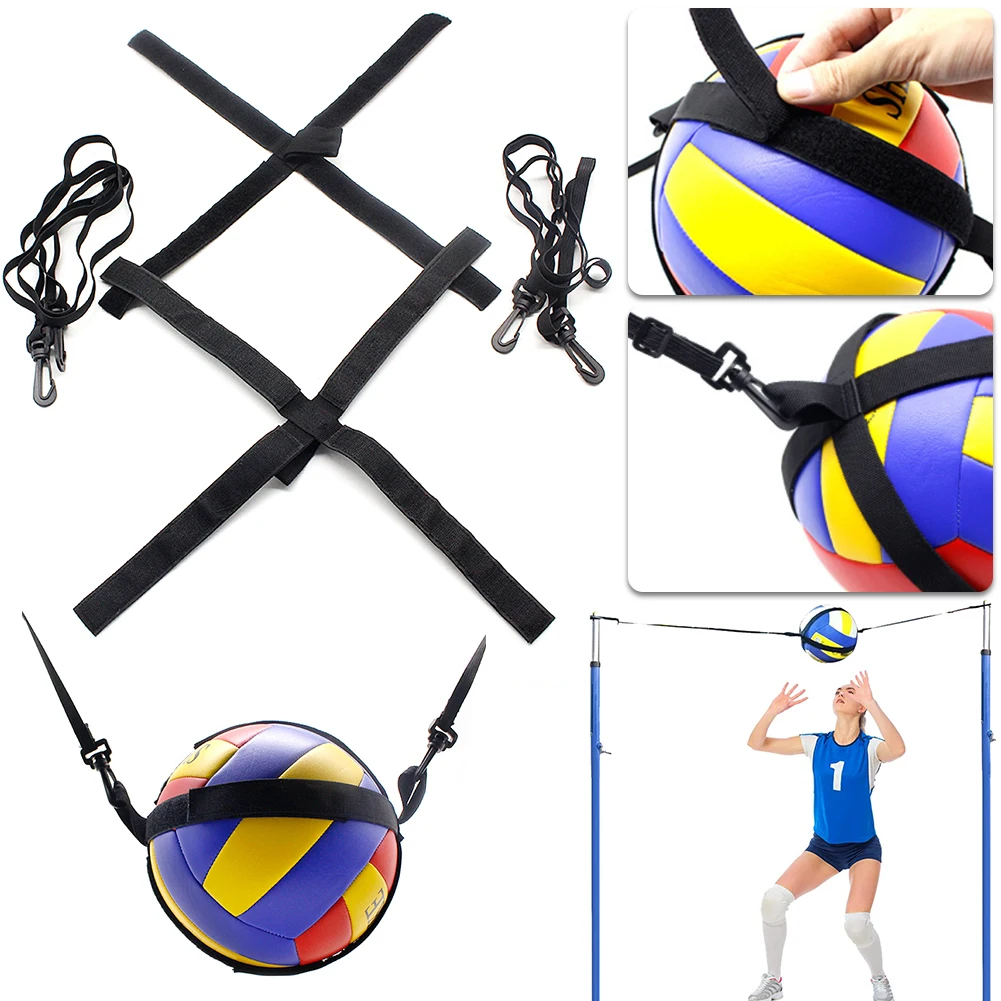 

Adjustable Volleyball Practice Equipment Improve Arm Swing Mechanics Spiking Power Solo Serve Trainer Volleyball Attack Trainer