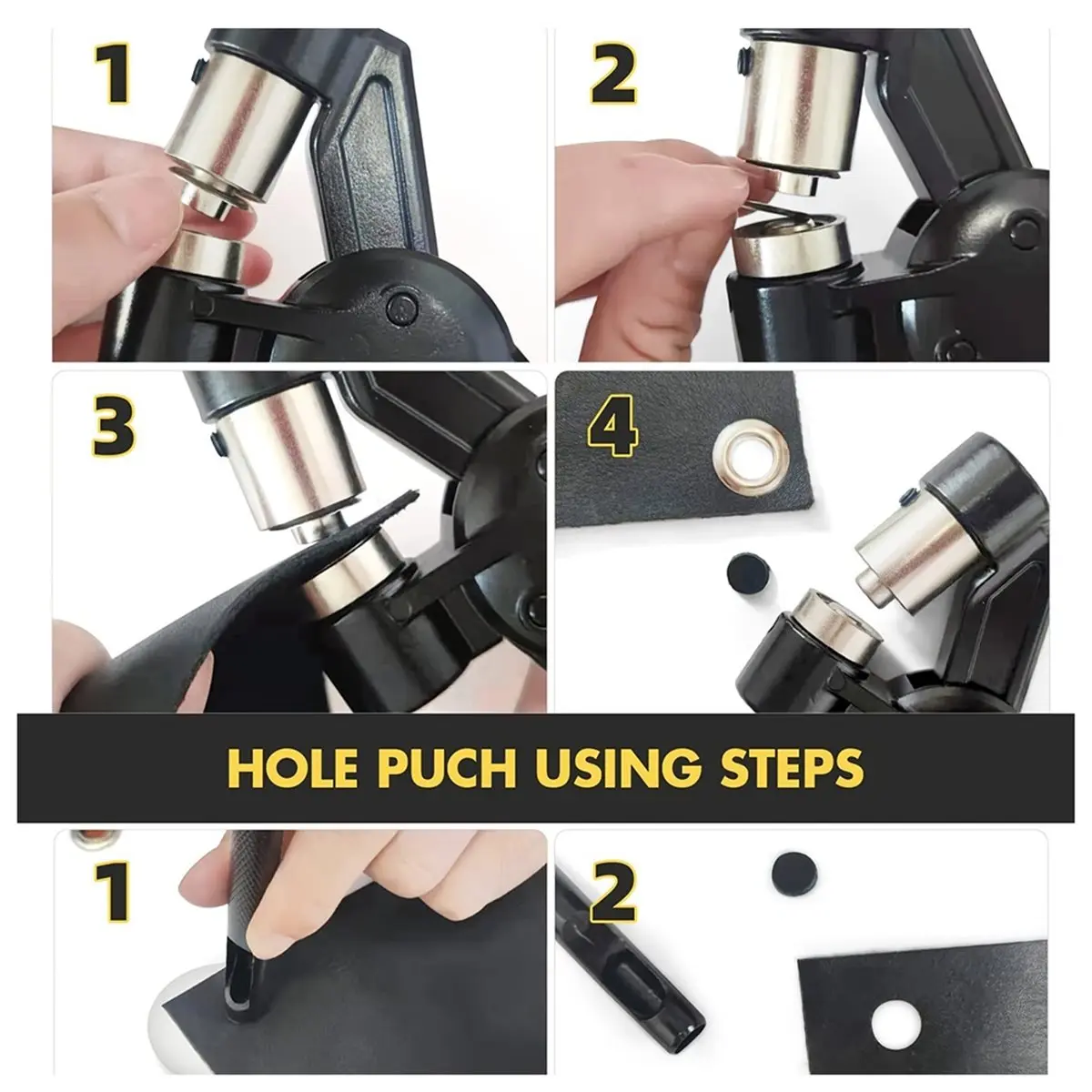 Heavy Duty Grommet Tool Kit 1/2