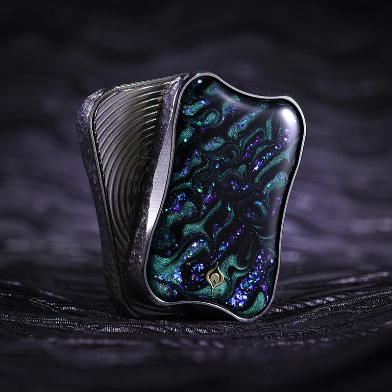 Queyin 流砂 EDC 競争力のある無制限の指先機械式金属プッシュカード解凍デスクトップおもちゃギフト