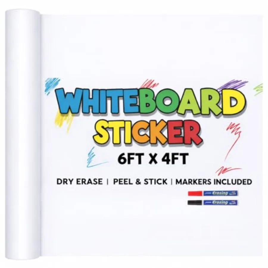 

White Board Sticker, Whiteboard Wallpaper, White Board Paper, Whiteboard Paper, Dry Erase Wallpaper, Peel and Stick, Dry Erase