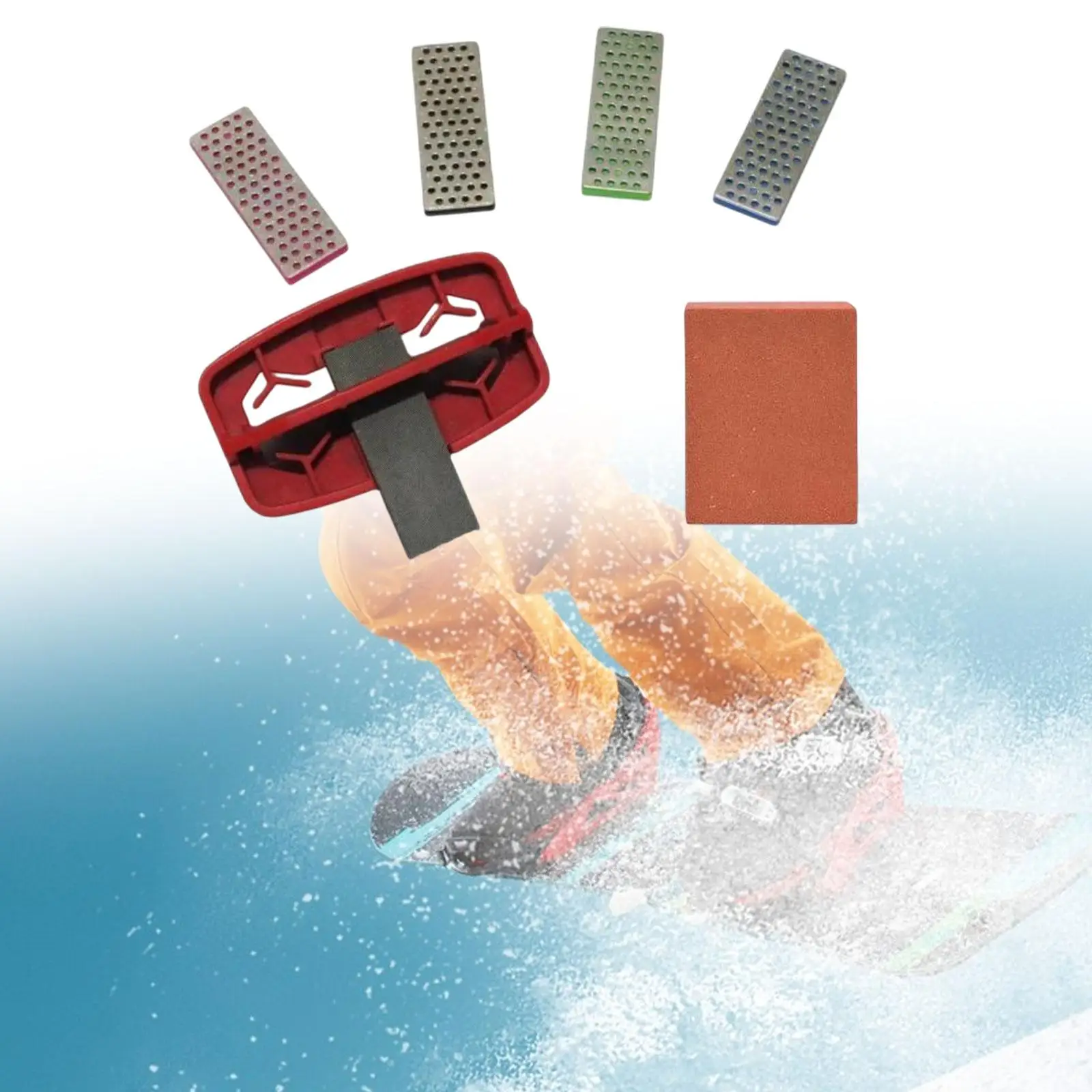 Ski Snowboard Tuning Tools Ski Edge Diamond File for Rust Removal Trimming