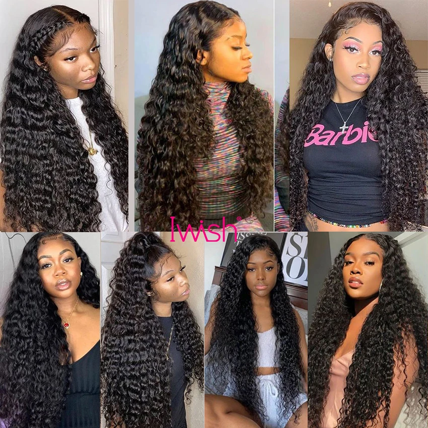 Lemoda 13x6 HD Transparent Lace Frontal Closure Curly 13x4 Lace Frontal 4x4 5x5 6x6 HD Swiss Lace Closure Human Hair Remy